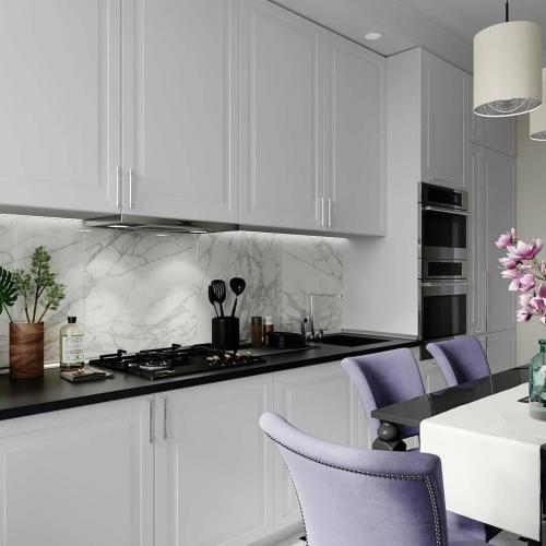 Дизайн — проект узкой кухни, 8,5м² 03