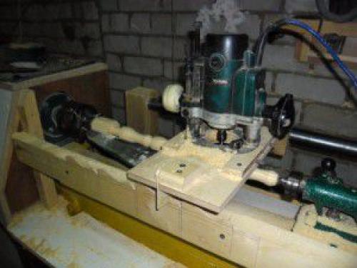 Токарный станок по дереву с копиром. Самодельный токарно-копировальный станок по дереву своими руками