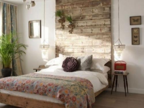 Спальня в деревянном стиле. Деревянная спальня 06