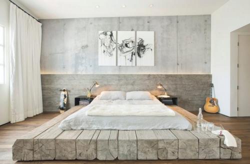 Спальня в деревянном стиле. Деревянная спальня 07