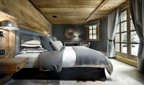 Спальня в деревянном стиле. Деревянная спальня 10
