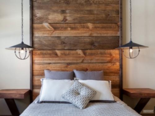 Спальня в деревянном стиле. Деревянная спальня 09