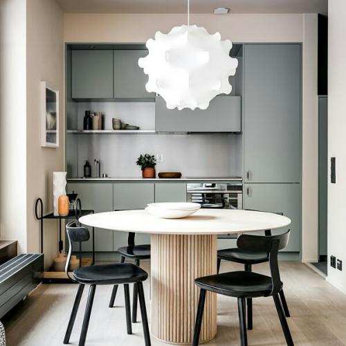 Компактная маленькая квартира с умными решениями в Стокгольме. 02