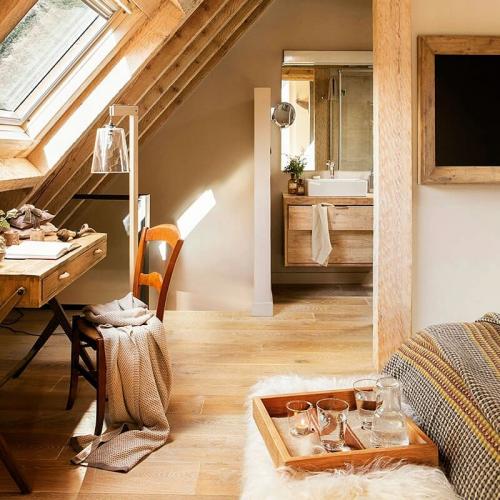 Интерьер небольшого коттеджа в горах для двоих в Испании 08