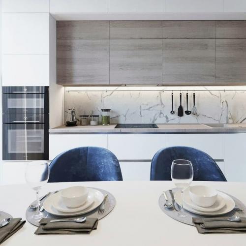 Как Вам цветовая гамма этой кухни? 01