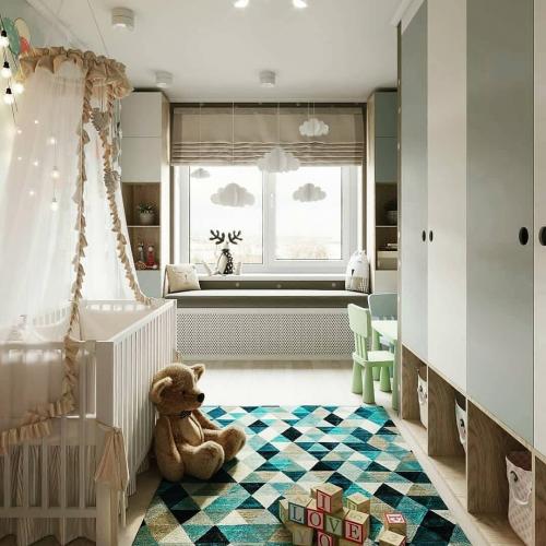 Как вам такая идея для детской комнаты?Сделали бы своему малышу такую?🎠 02