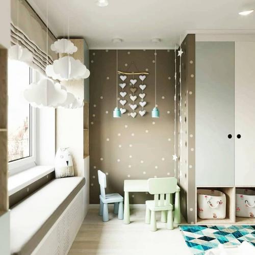 Как вам такая идея для детской комнаты?Сделали бы своему малышу такую?🎠 04