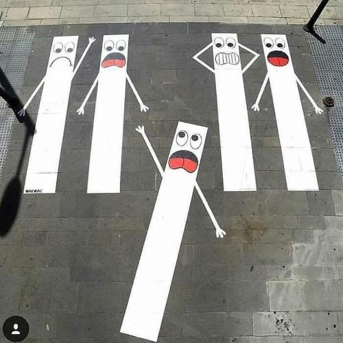 Забавный стрит — арт на улицах города 04