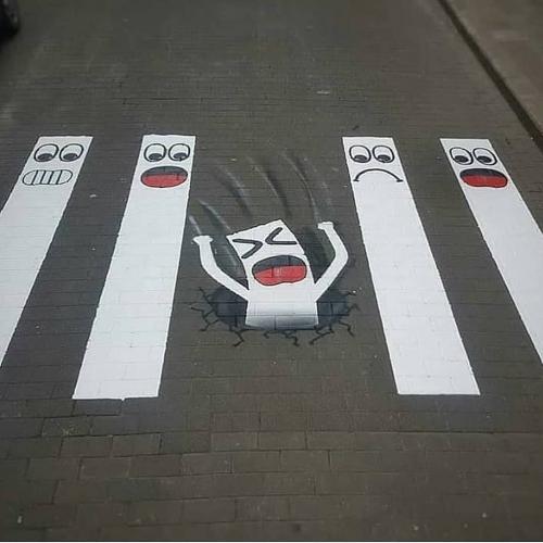 Забавный стрит — арт на улицах города 01