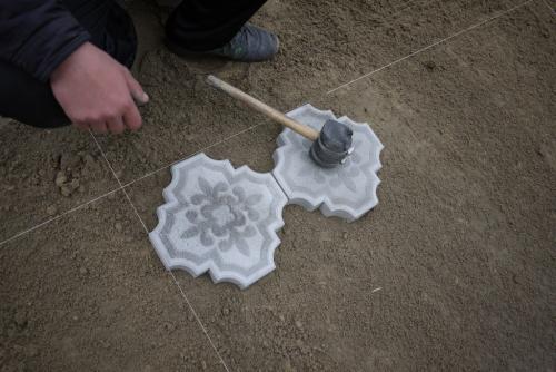 Дизайн мощение тротуарной плиткой. Варианты укладки тротуарной плитки