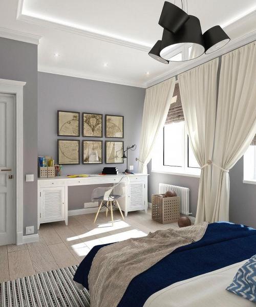 Детская комната для мальчика 12 лет. Что в этой детской вам нравится больше всего? 03