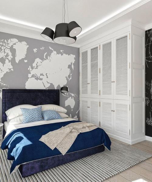 Детская комната для мальчика 12 лет. Что в этой детской вам нравится больше всего? 02