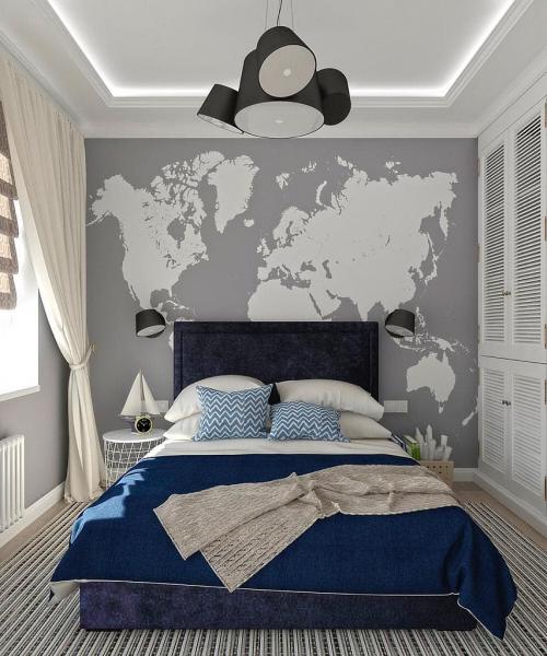 Детская комната для мальчика 12 лет. Что в этой детской вам нравится больше всего? 01