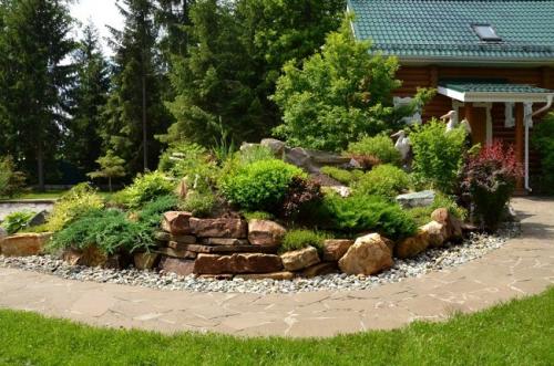 Оформление цветочных клумб. Как выбрать идею для клумбы своими руками фото дизайнов 13 Оформление цветочных клумб. Как выбрать идею для клумбы своими руками фото дизайнов 13