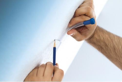 Каркас для гипсокартона вокруг окна. На потолок