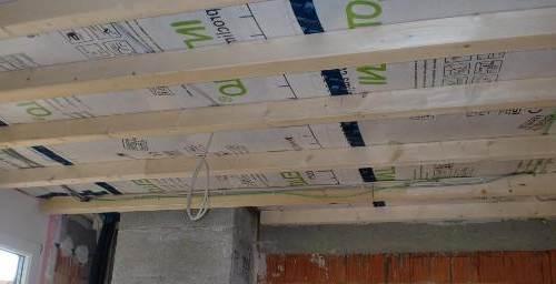 Каркас для гипсокартона вокруг окна. На потолок