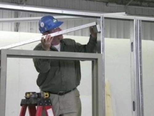 Сборка каркаса под гипсокартон. Особенности 06