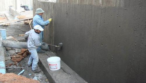 Гидроизоляция ленточного фундамента. Изоляция обмазочного типа