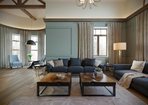 Цвет стен в загородном доме. Интерьер загородного дома — особенности дизайна