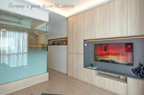 Зонирование в однокомнатной квартире. Оцените идею от 1 до 10 03