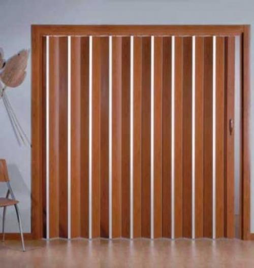 Как установить самому двери гармошка. Из чего изготавливаются двери-гармошки