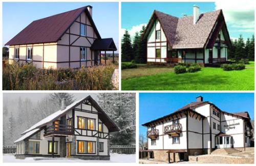 Цвет загородного дома. Правильный подбор цвета отделки фасада 01 Цвет загородного дома. Правильный подбор цвета отделки фасада 01