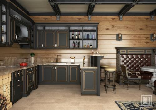 Летняя кухня в частном доме 02