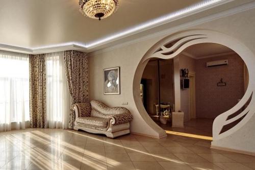 Дома с арками. Арки из гипсокартона (100 фото): идеи дизайна