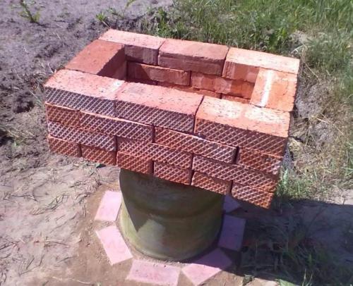 Быстрый мангал из кирпича. Мангал из кирпича своими руками: пошаговая инструкция постройки и чертежи лучших моделей для дома и дачи