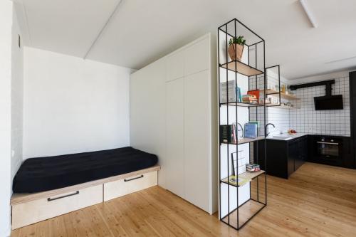 Однокомнатная квартира. Дизайн продумывали сами хозяева. 01