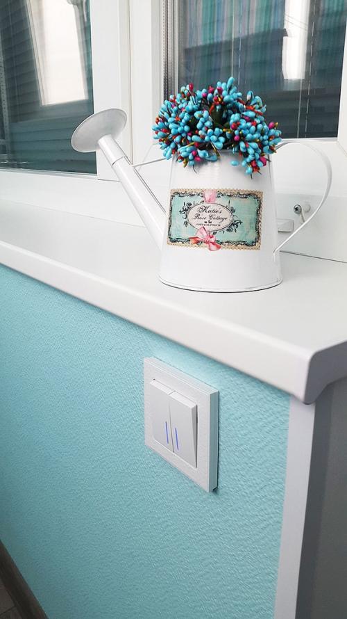 Обои в дизайне балкона 04