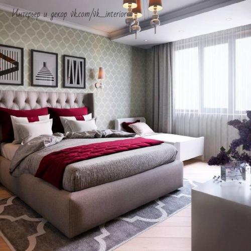 Как Вам цветовая гамма данной спальни? 02