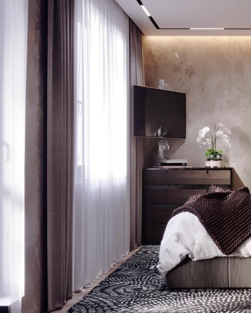 Проект роскошной спальни 03