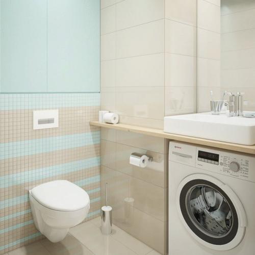 Дизайн ванной и туалета. Вам нравится такой цвет плитки? 👍🏻или 👎🏻? 01