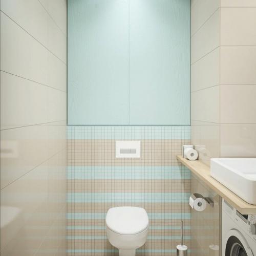 Дизайн ванной и туалета. Вам нравится такой цвет плитки? 👍🏻или 👎🏻? 02