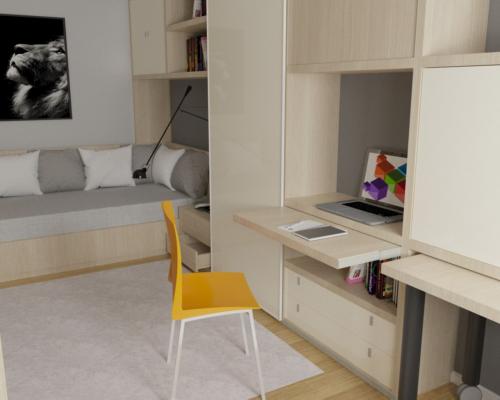 Как Вам расстановка мебели в детской? 03