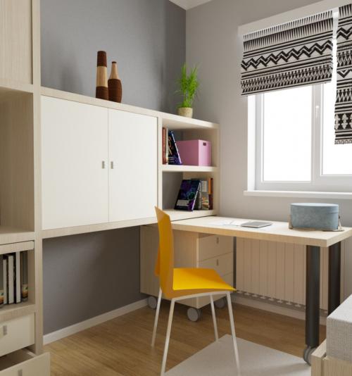 Как Вам расстановка мебели в детской? 02