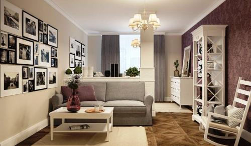 Зонирование в однокомнатной квартире 01