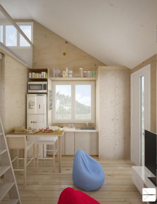 Маленький компактный домик 05