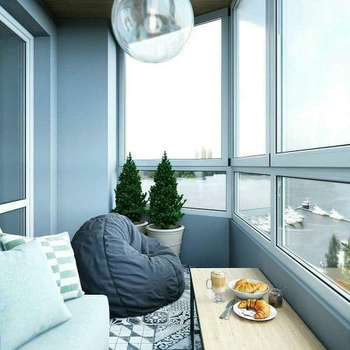 Удачные варианты оформления балкона. А Вам какой понравился больше: 1, 2, 3, 4? 02