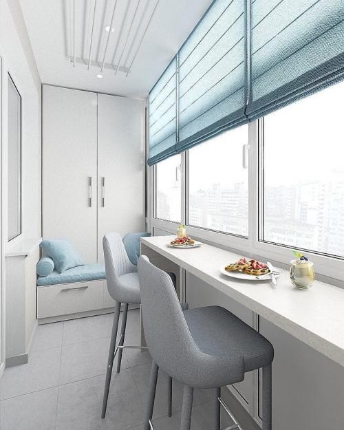 Удачные варианты оформления балкона. А Вам какой понравился больше: 1, 2, 3, 4? 03