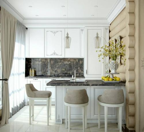 Проект дома из оцилиндрованного бревна 180 кв.м. в Москве 02