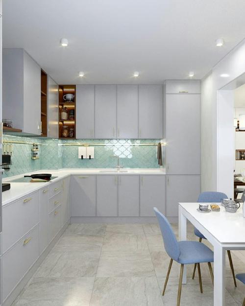 Как вам интерьер этой кухни? Что нравится больше всего? 02