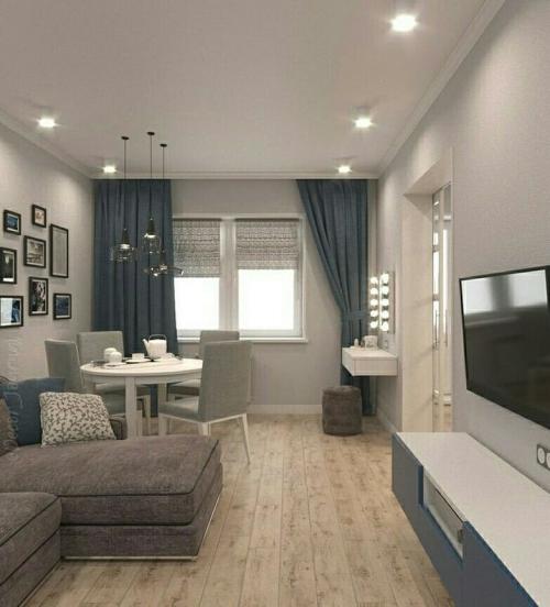 Что бы вы изменили в интерьере этой гостиной? 01