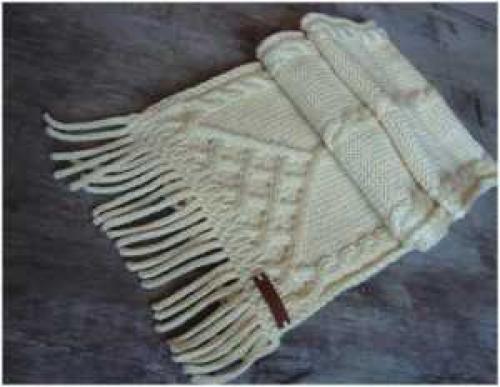 Как сделать висюльки на шарфе спицами. Способы создания бахромы на шарфе