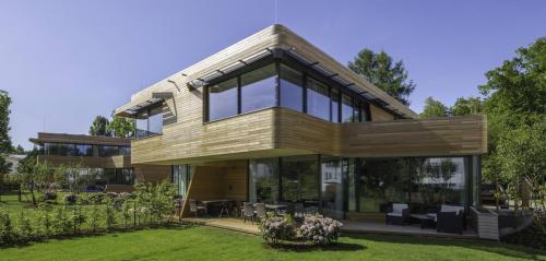 Минутка вдохновения: загородные дома с панорамными окнами) 12