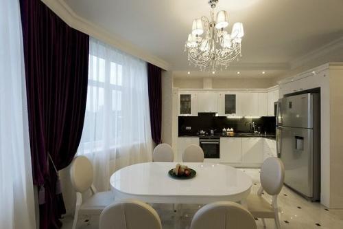 Объединение кухни с гостиной. Как Вам ? 01