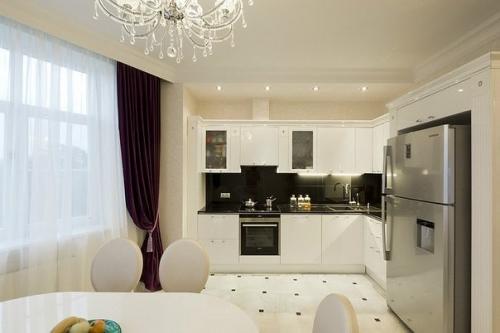 Объединение кухни с гостиной. Как Вам ? 02