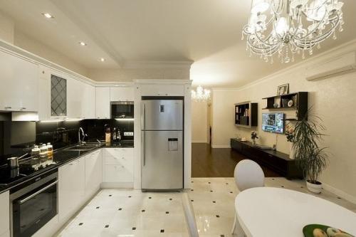 Объединение кухни с гостиной. Как Вам ? 04