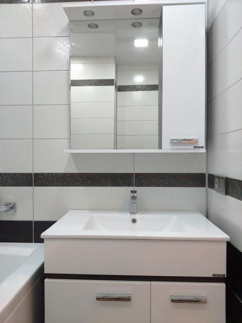 Ванная комната от нашего подписчика: «Сделали ремонт, как вам?» 06